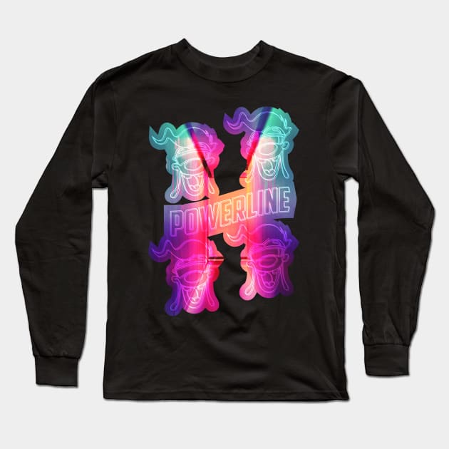 Neon Powerline Max Long Sleeve T-Shirt by western.dudeooles